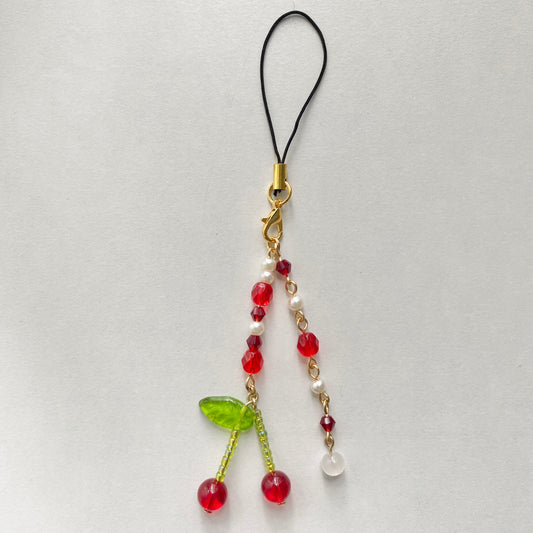 cherry phone charm