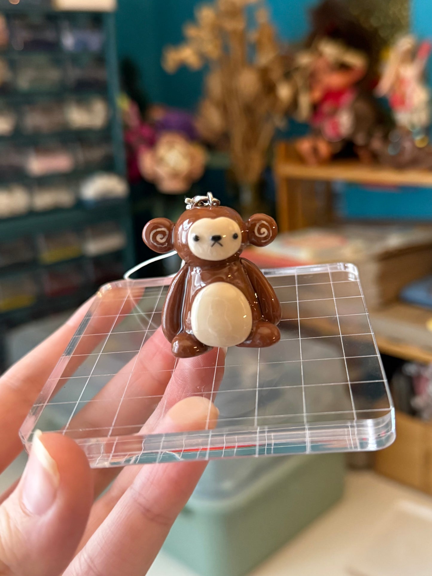 monkey phone charm