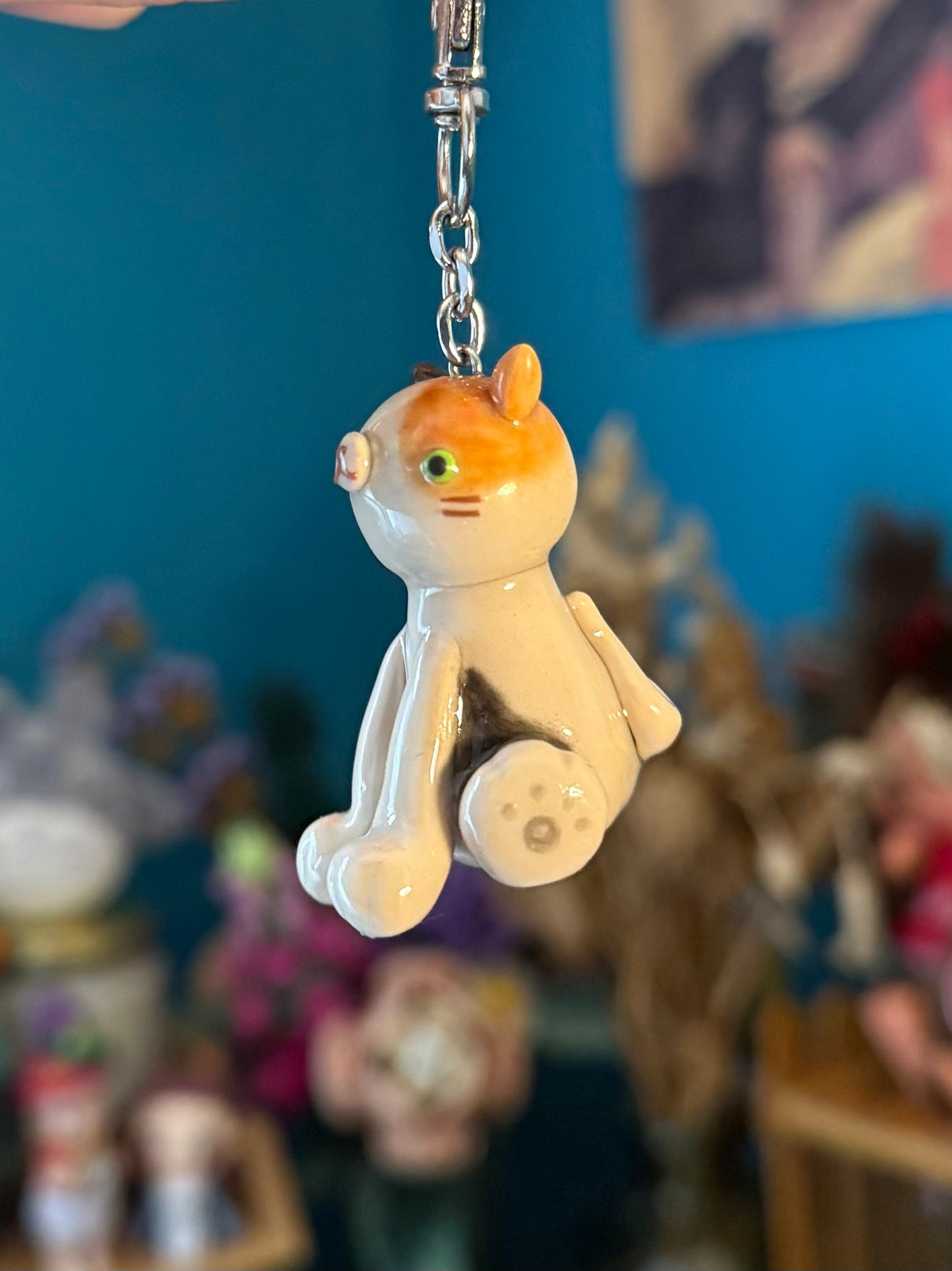 custom pet cat keychain