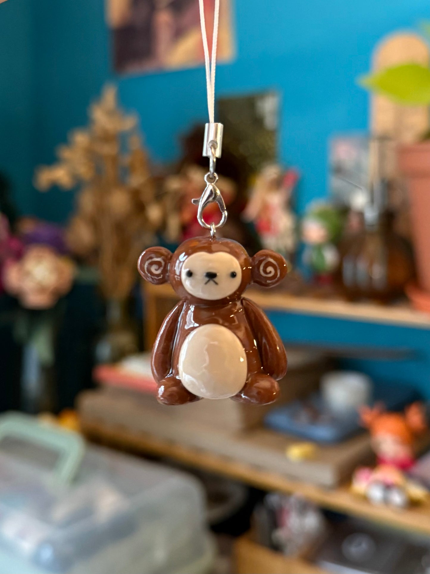 monkey phone charm