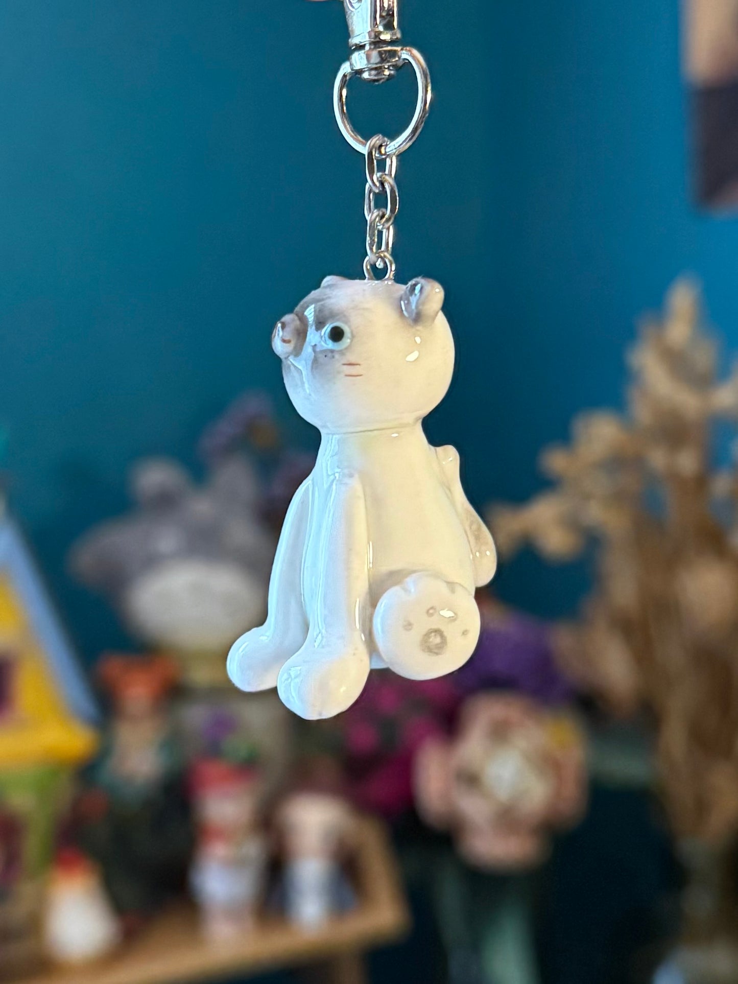 custom pet cat keychain