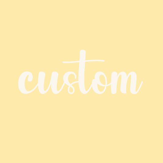 custom clay charm