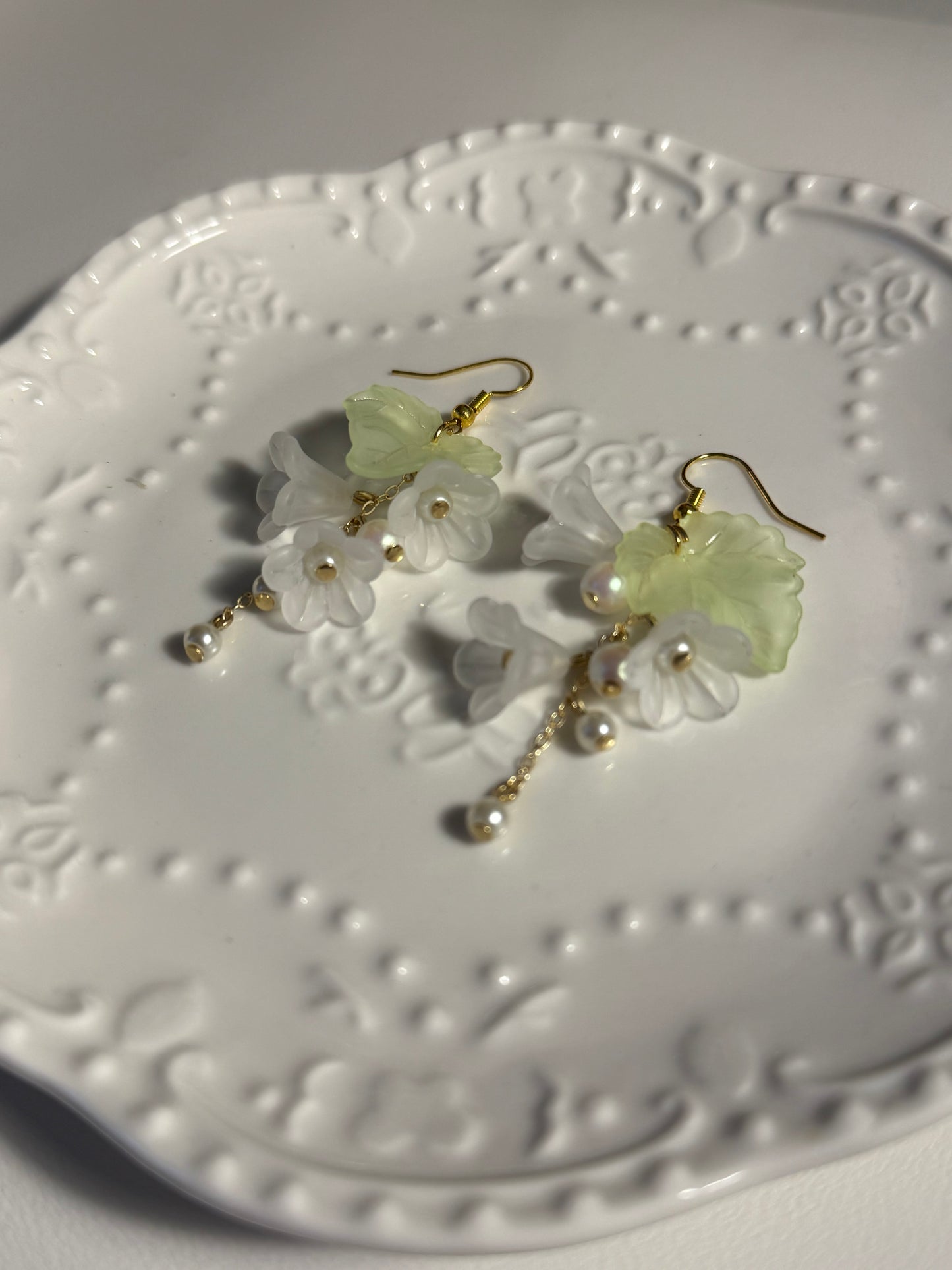 lily of the valley earrings